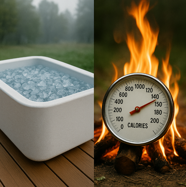 les bains froids font brûler des calories