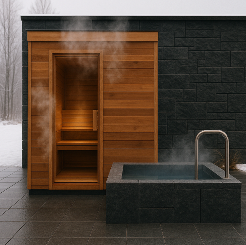 sauna et bain froid