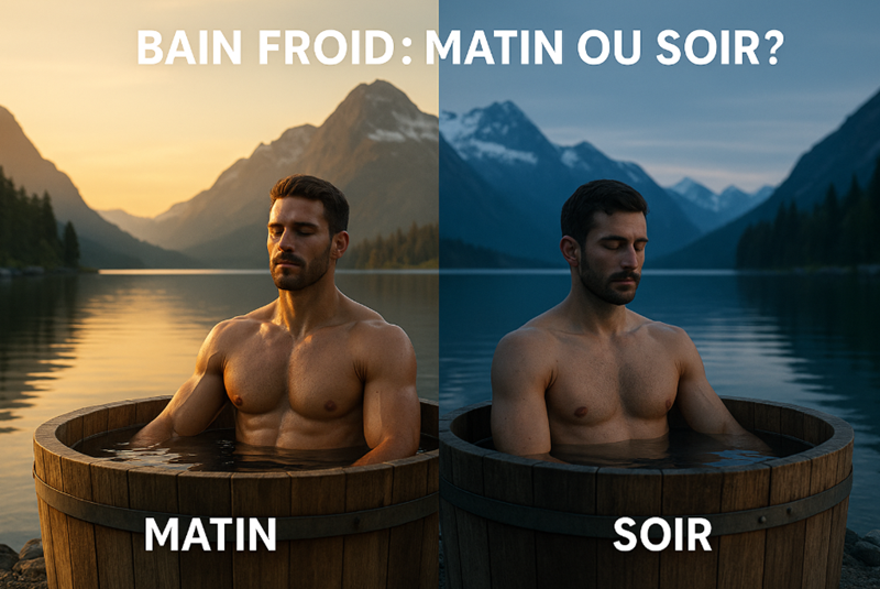 bain froid matin ou soir
