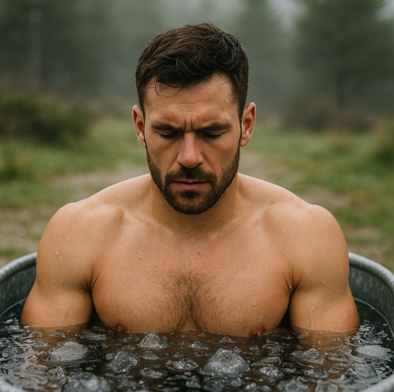 bain glacé après le sport