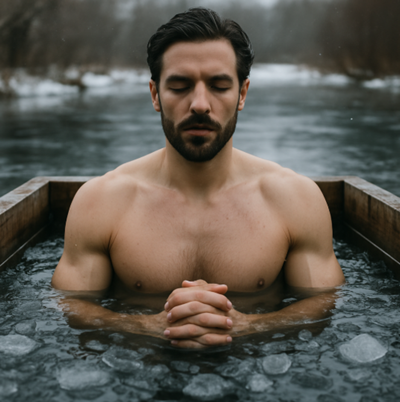 respiration bains glacés