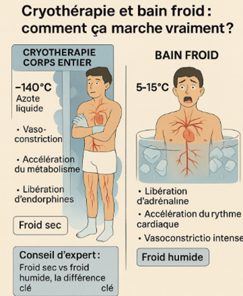 bienfait cryotherapie bain froid