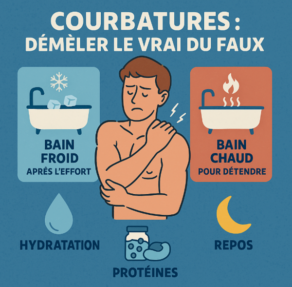 courbature vrai faux