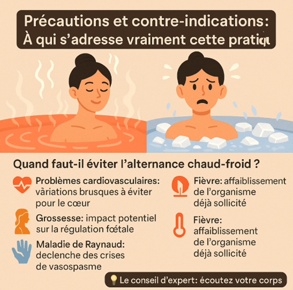 precautions contre indication chaud froid