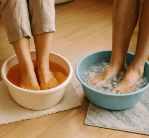 bain pied chaud ou froid