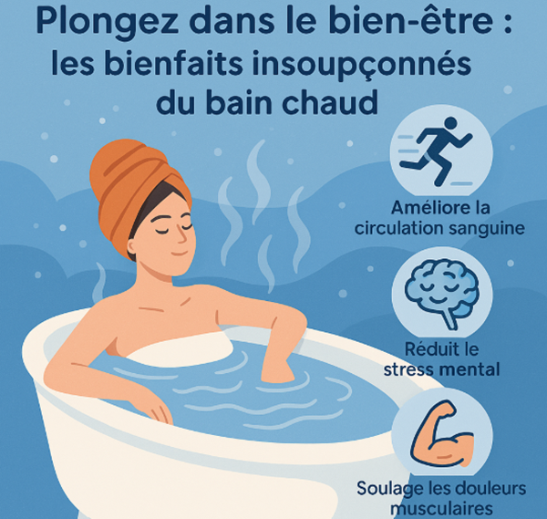 bienfaits bain chaud prouve